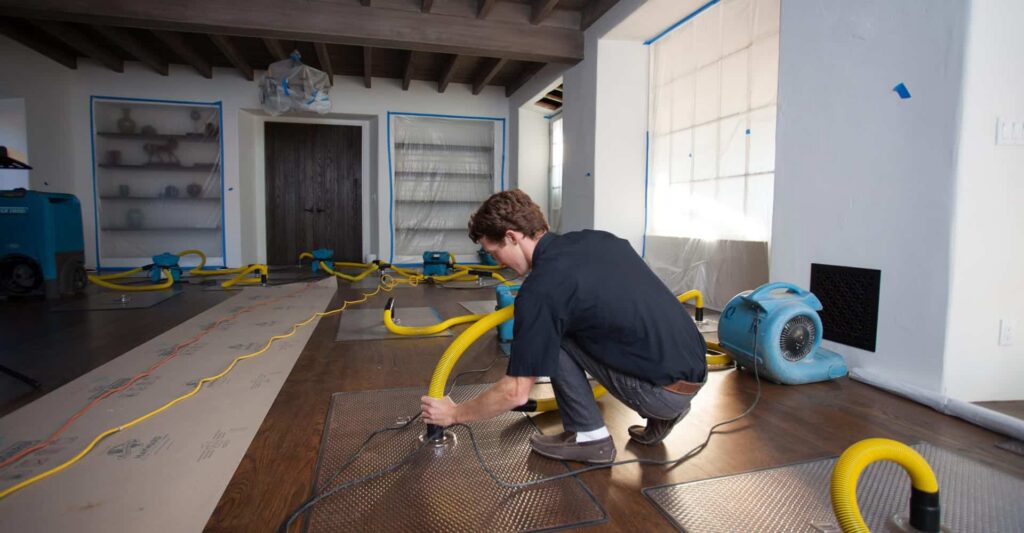 Water damage restoration